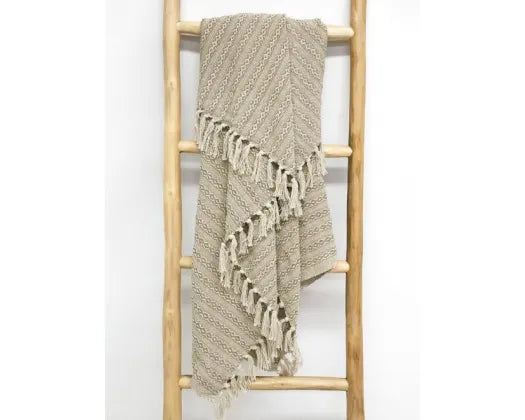 Carly Cotton Throw Natural