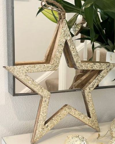 Lucia Champagne Star 43cm
