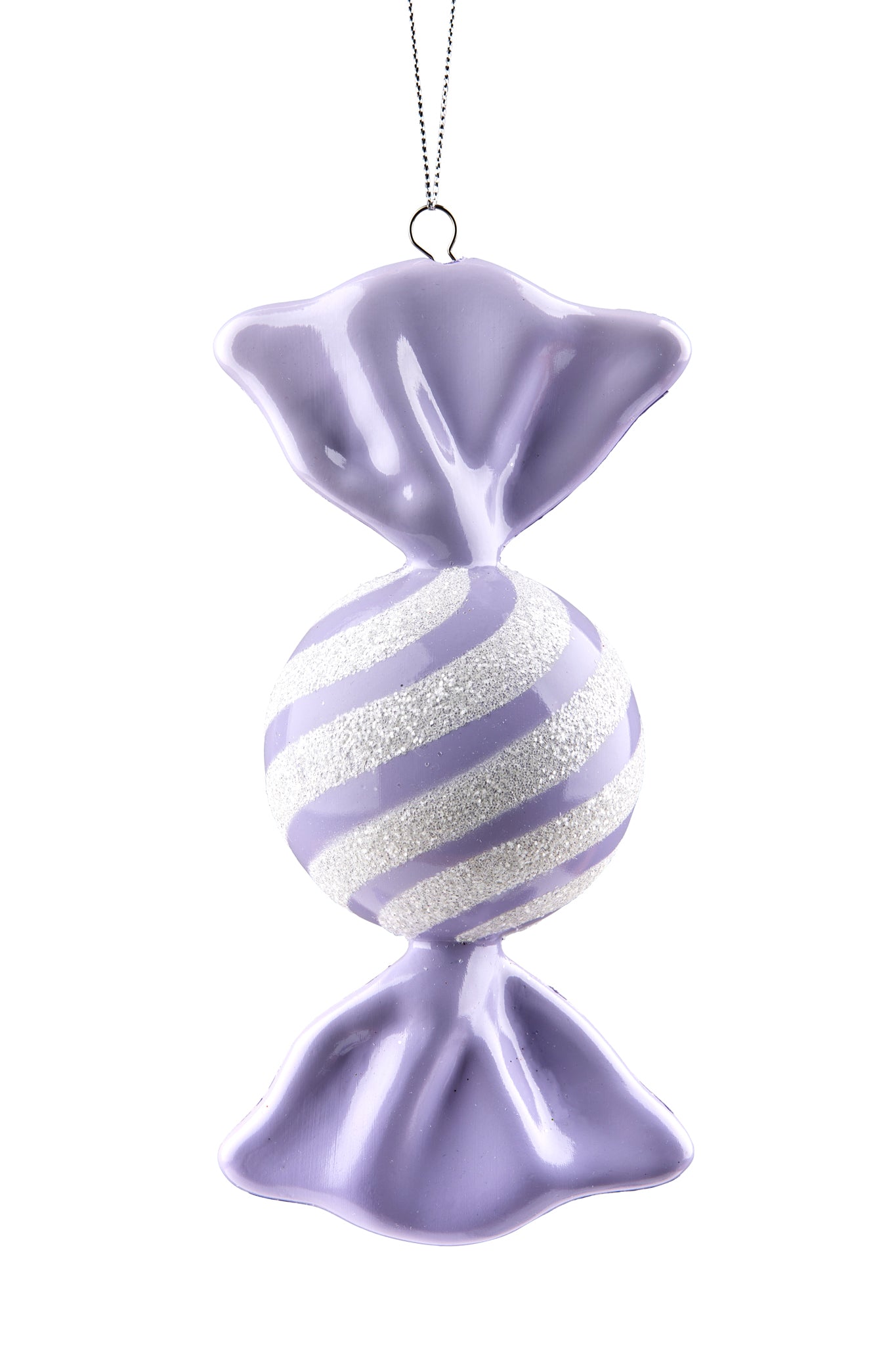 Purple and White Lollypop 18cm