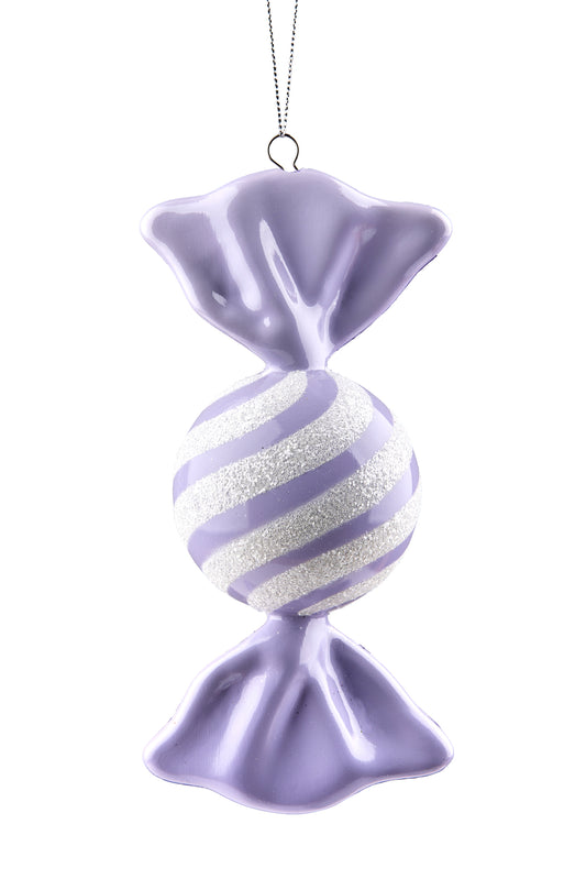 Purple and White Lollypop 18cm