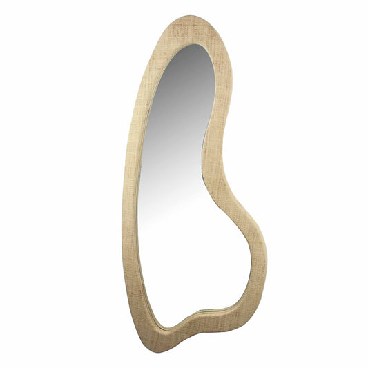 Spartan Organic Raffia Wall Mirror