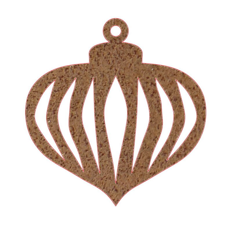 Garden Art Bauble Moroccan Stripe