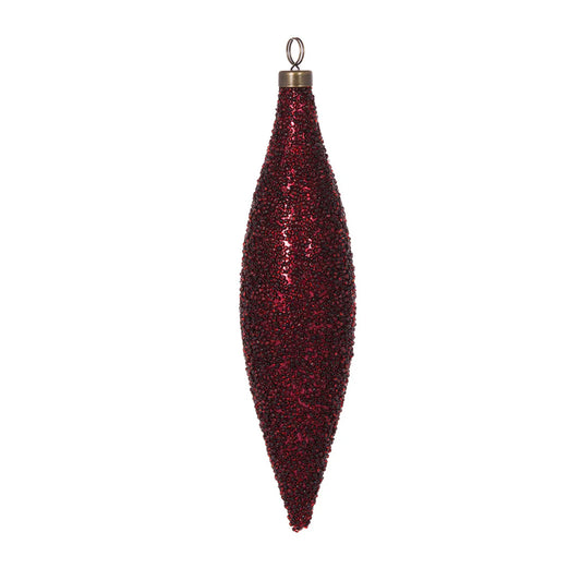 Burgundy Caviar Long Drop