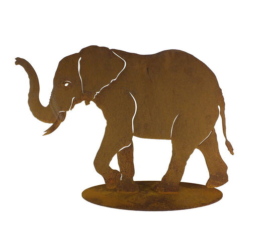 Elephant Standing Large Garden Art