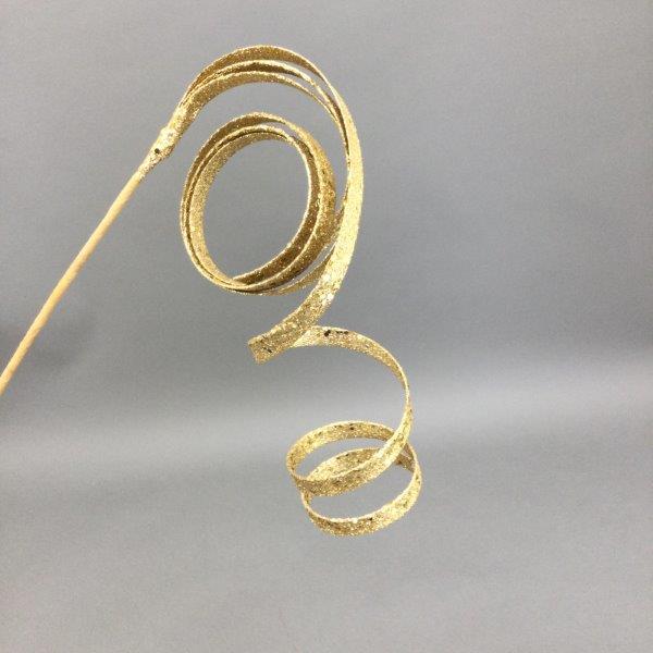 Gold Spiral Curl Pick