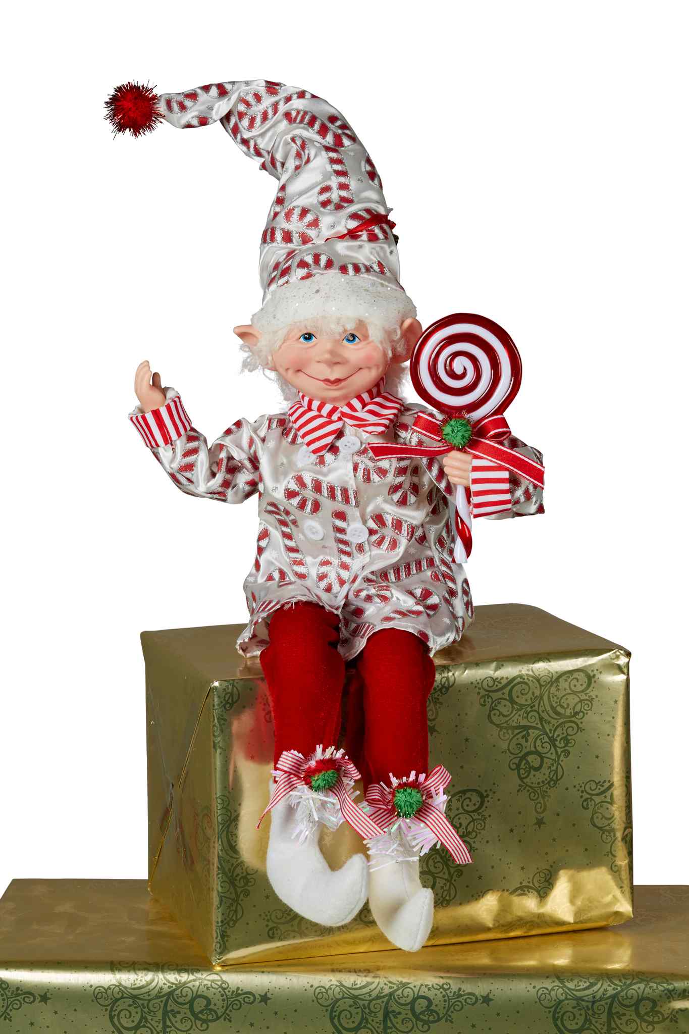 Lollypop Christmas Elf 43cm