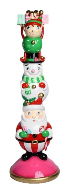 Santa Snowman Elf Stack