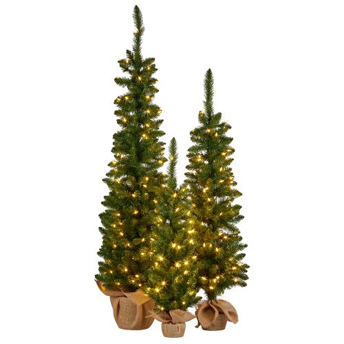 Set of 3 Green Trees