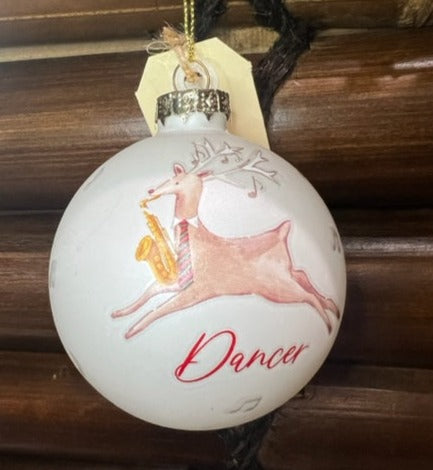 Dancer Glass Bauble
