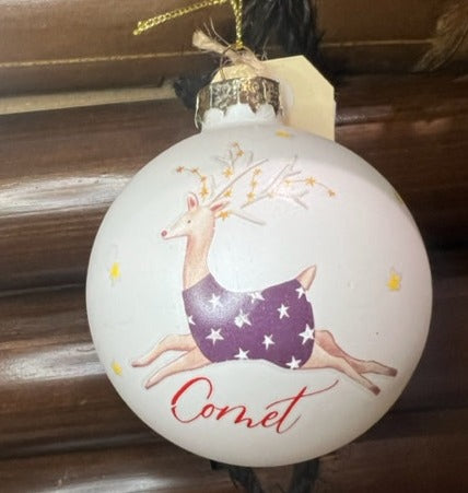 Comet Glass Bauble