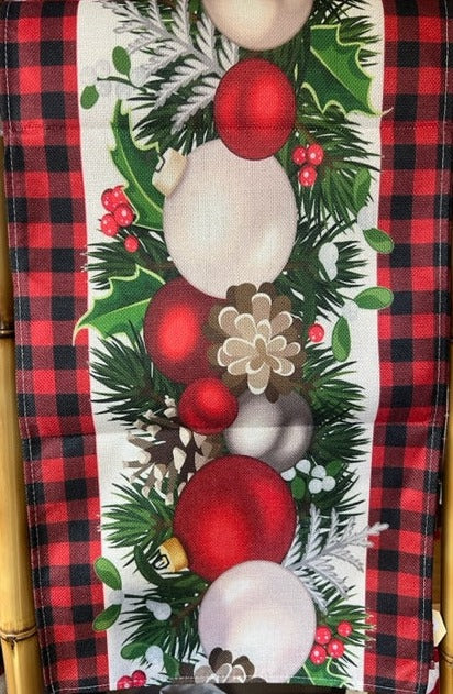 Christmas Bauble Table Runner