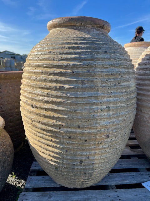 Vintage Ripple Urn