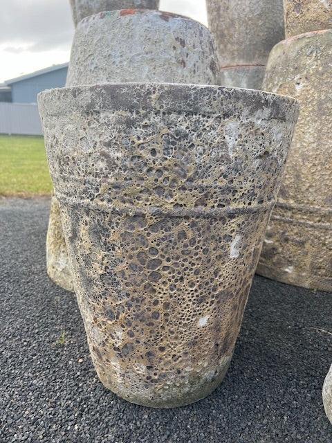 Tall Cone Motive Pot Small Cream
