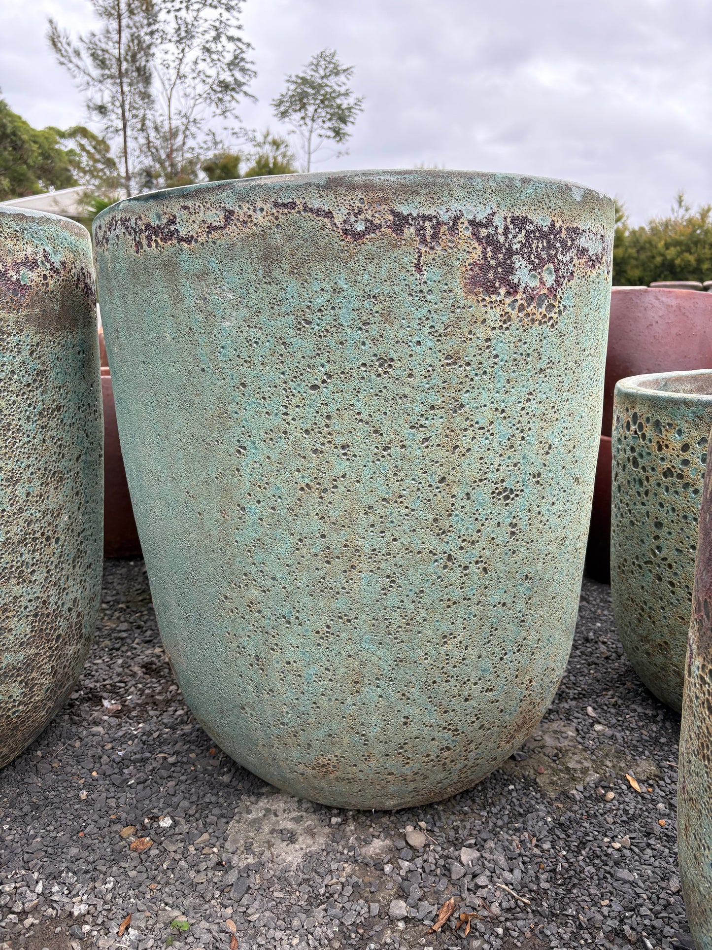 Sage Lava Rock Tall U Large
