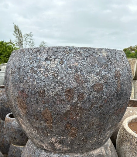 Lava Rock Slate Cut Ball Large
