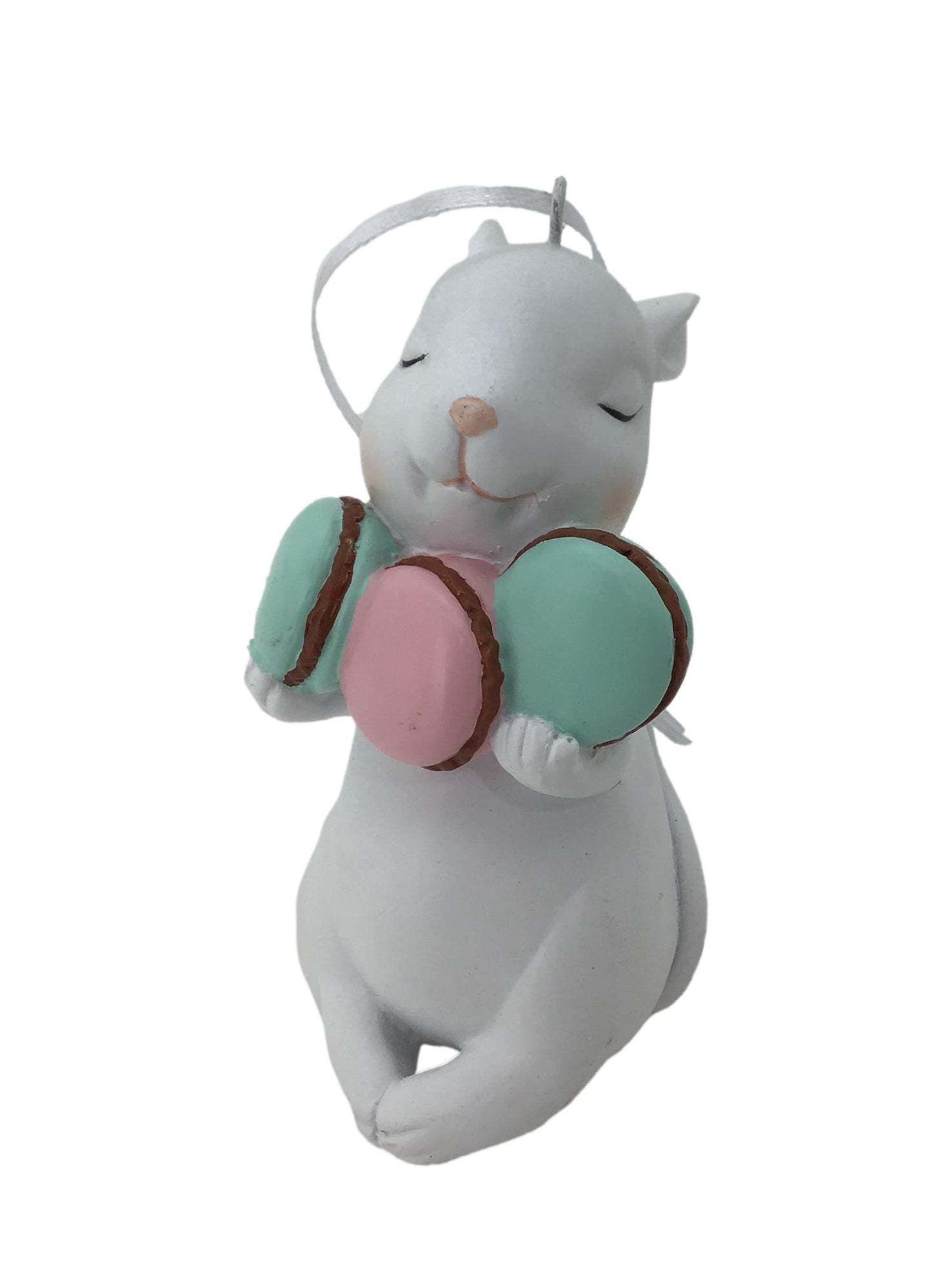 Bunny with Macarons Hanging Ornament