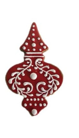Red Gingerbread Ornament 3