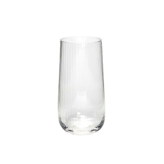 Kirshaw Clear Ribbed High Tumbler