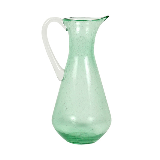Dryden Glass Green Jug Tall