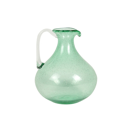 Dryden Glass Green Jug Wide
