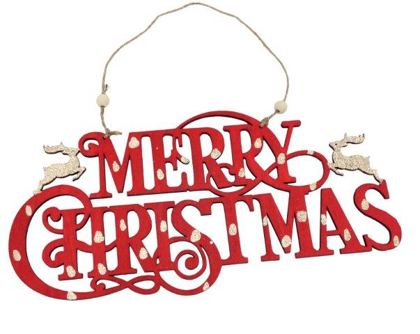 Merry Christmas Hanging Sign