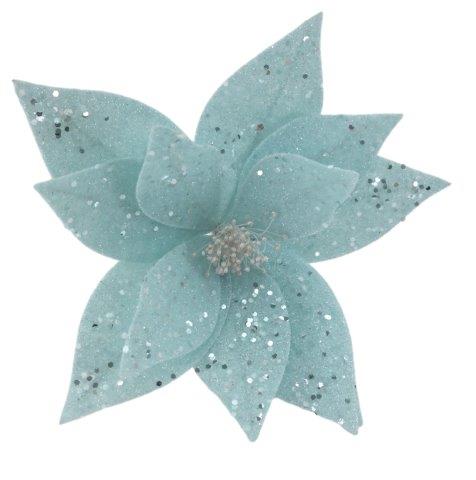 Blue Glitter Flower