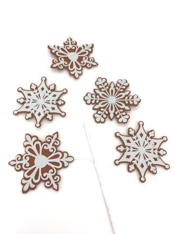 Gingerbread 5 Snowflake Spray