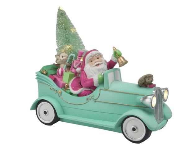 Classic Car Santa LEd