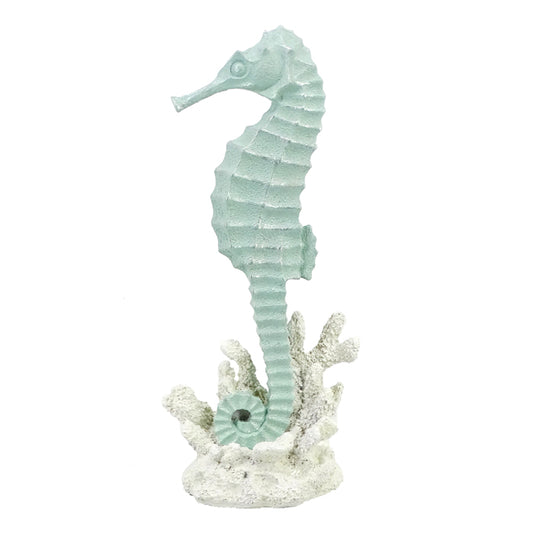 Chelsea Teal Seahorse on Coral
