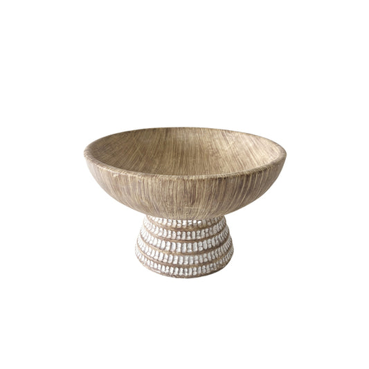 Nixon Resin Fawn Wash Pedestal Bowl