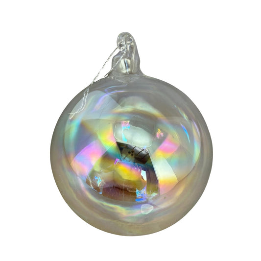 Iridescent 12cm Ball Bauble