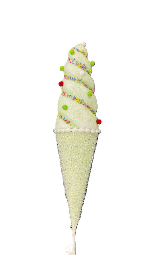 Mint Ice cream Cone