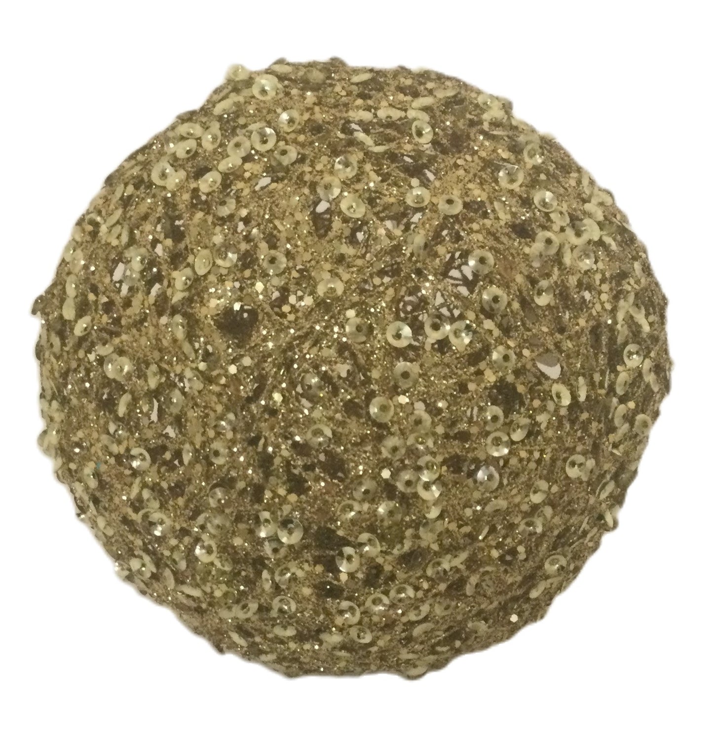Gold 20cm Glitter Ball