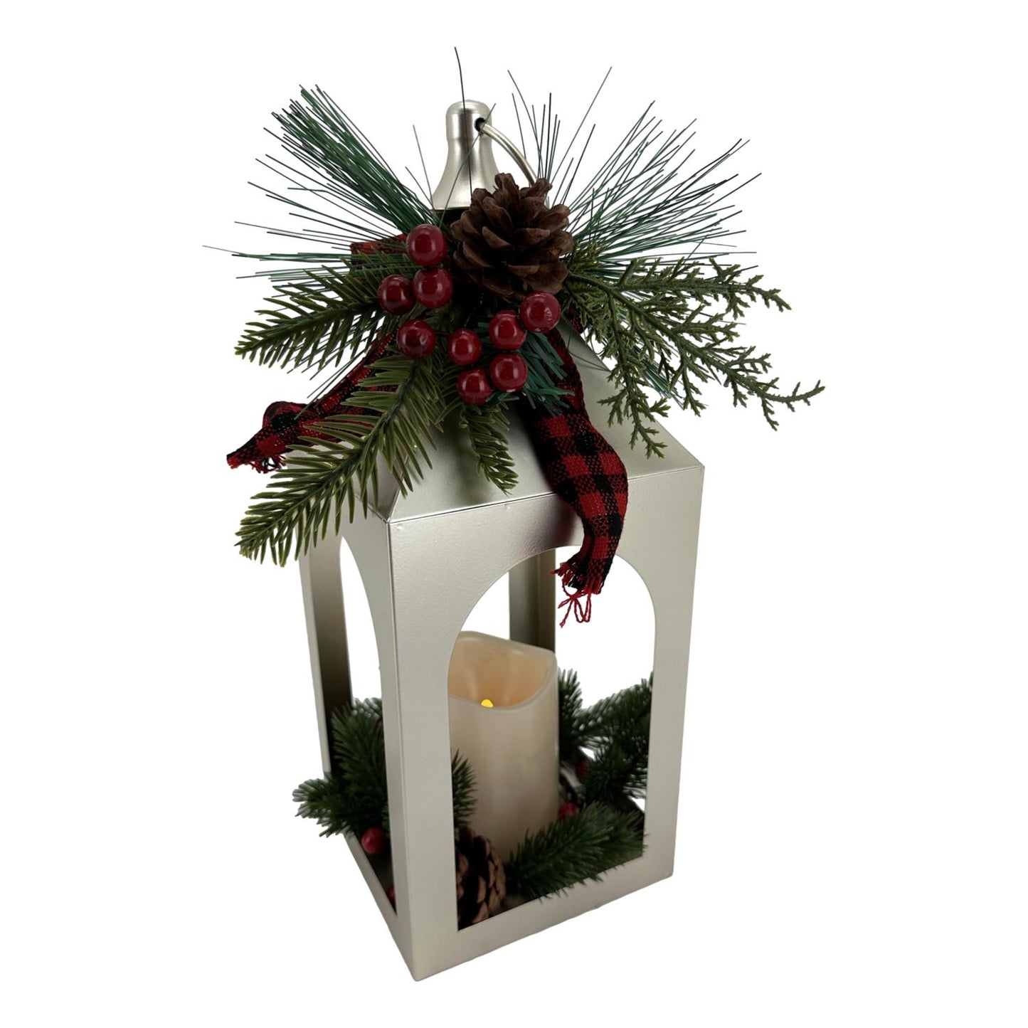Champagne Red Lantern Centrepiece