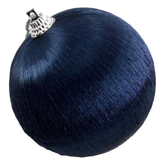 Navy Silk Ball 8cm Box of 6