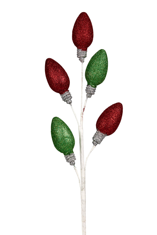 Spray 5 Light Bulb Baubles