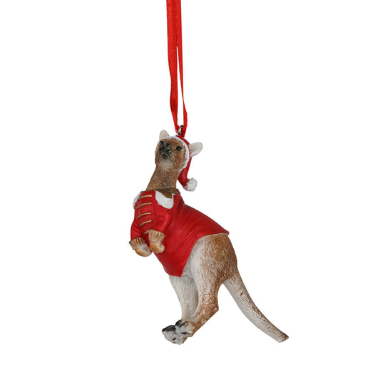 Kangaroo Red Christmas Decoration