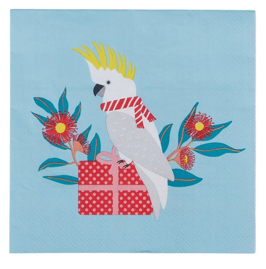 Polly 20pk Napkin Blue/Multi