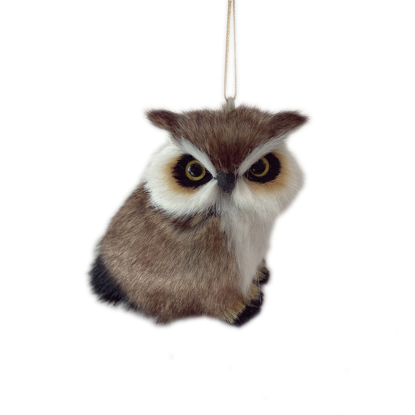 Faux Fur Hanging Owl