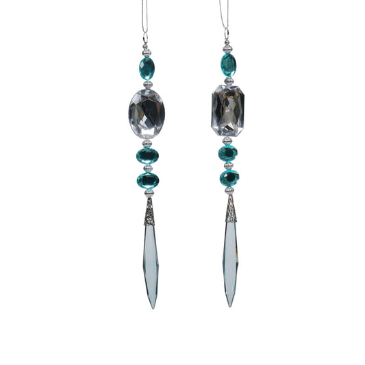 Single Jewel Decoration Tiffany Blue