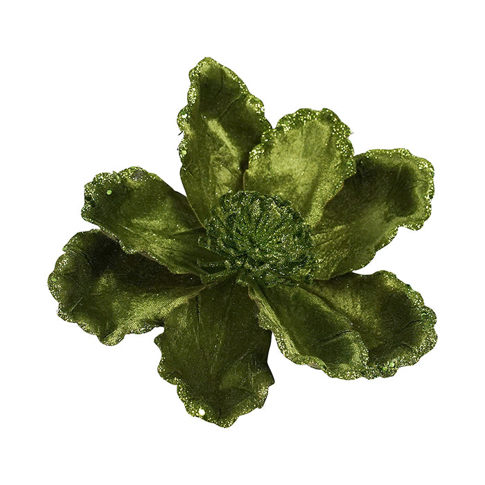Glitter Edge Magnolia Sage Clip on