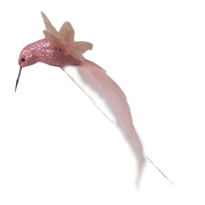 Hummingbird On Stick Pink
