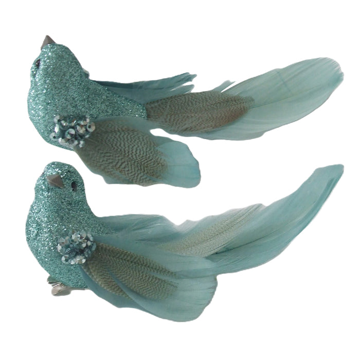 Clip on Bird Tiffany Silver