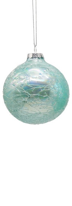 Light Teal Bauble Ball Shape