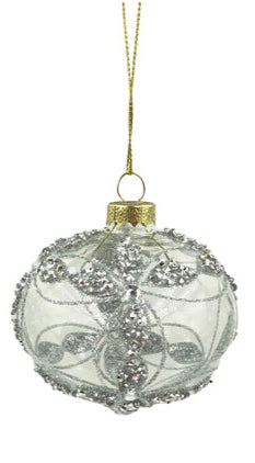 Clear Drop Silver Tiffany