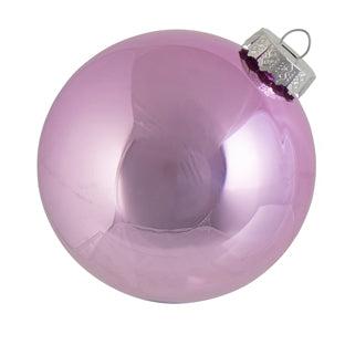 Glass Bauble Pink 10cm