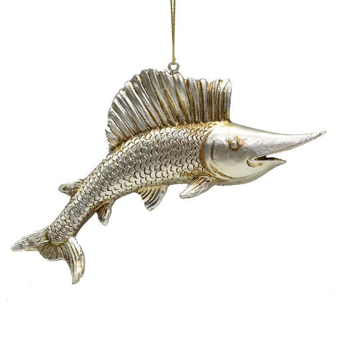 Resin Champagne Marlin Fish