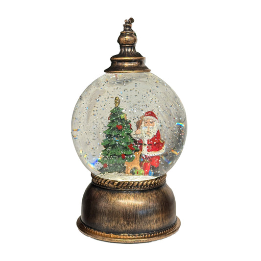 Led Snow Ball Gold 12cm