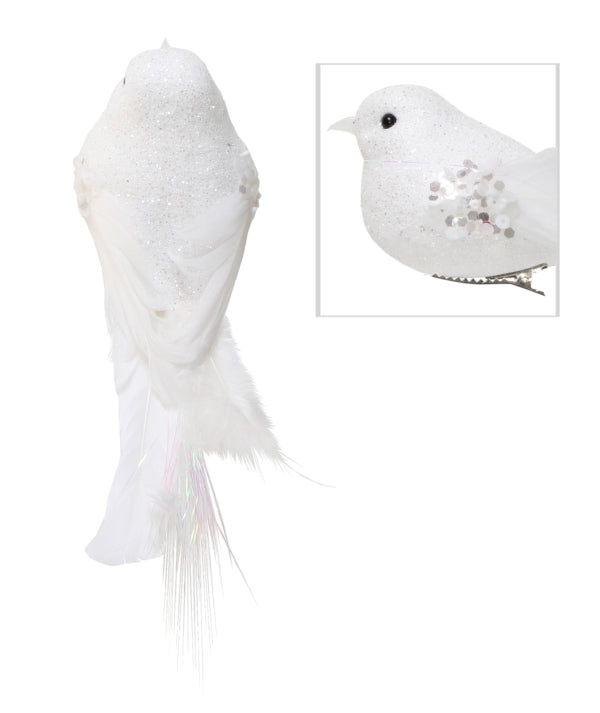 Bird Emma White 22cm