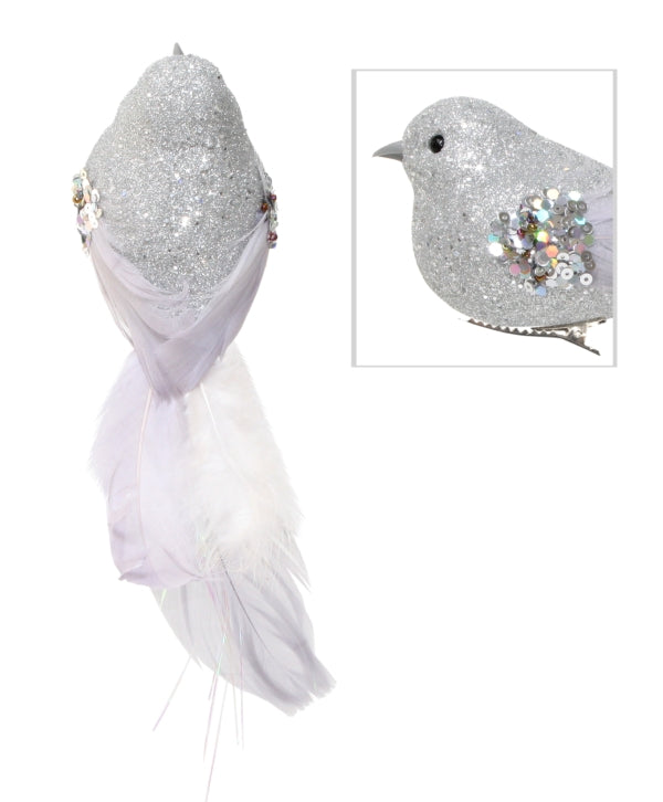 Bird Emma Silver 22cm